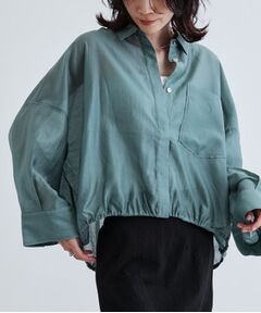 GALLEST / ギャレスト シャツ・ブラウス | 【再入荷】シアーローンステンカラーシャツ/シアーシャツ/シアートップス