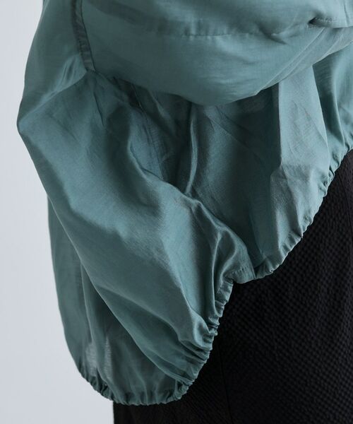 GALLEST / ギャレスト シャツ・ブラウス | 【再入荷】シアーローンステンカラーシャツ/シアーシャツ/シアートップス | 詳細4