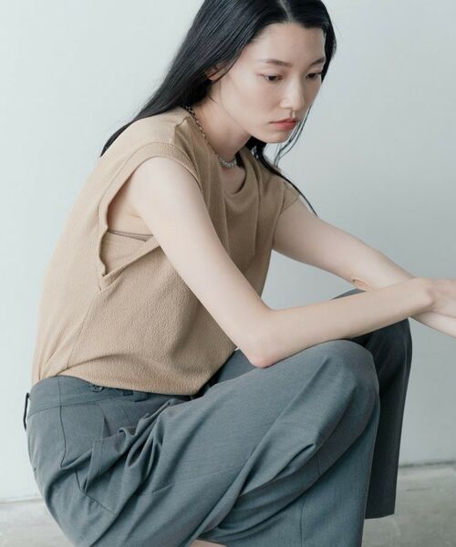 GALLEST / ギャレスト カットソー | 【再入荷】バックシャンノースリTシャツ | 詳細3