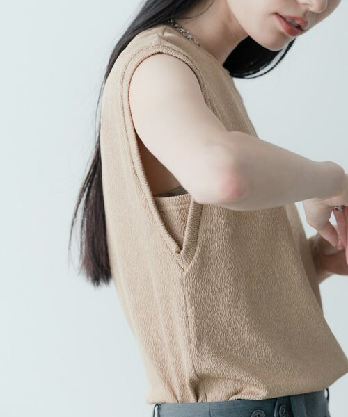 GALLEST / ギャレスト カットソー | 【再入荷】バックシャンノースリTシャツ | 詳細4