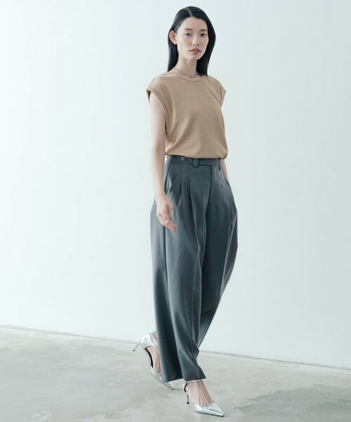 GALLEST / ギャレスト カットソー | 【再入荷】バックシャンノースリTシャツ | 詳細6