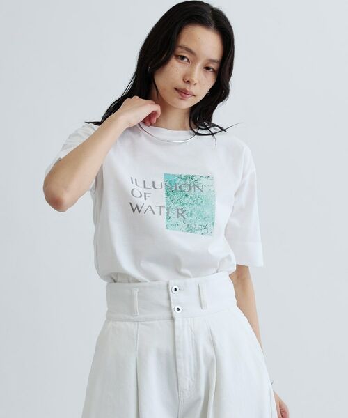 GALLEST / ギャレスト Tシャツ | ILLUSION of WATER プリントTシャツ | 詳細10