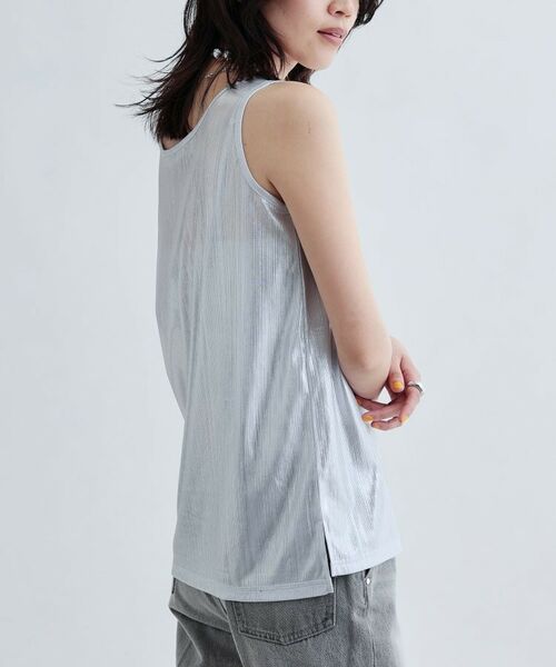 GALLEST / ギャレスト キャミソール・チューブトップ | 【再入荷】箔プリントタンクトップ | 詳細2