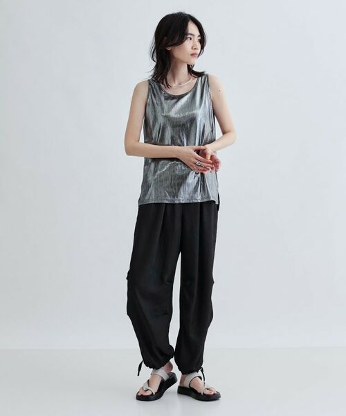 GALLEST / ギャレスト キャミソール・チューブトップ | 【再入荷】箔プリントタンクトップ | 詳細6