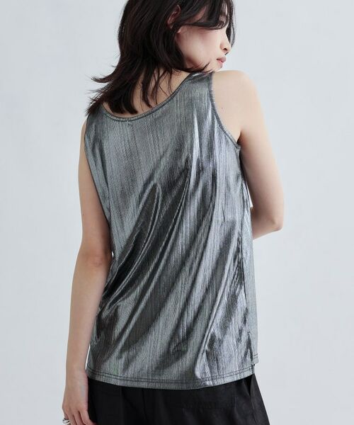 GALLEST / ギャレスト キャミソール・チューブトップ | 【再入荷】箔プリントタンクトップ | 詳細7