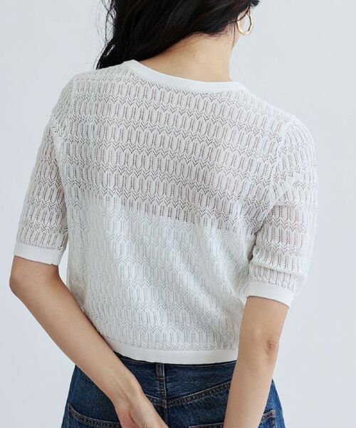 GALLEST / ギャレスト ニット・セーター | ハーフスリーブシアーニット | 詳細2