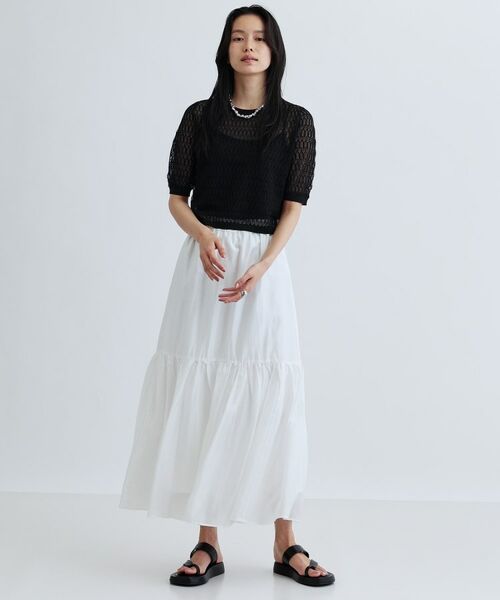 GALLEST / ギャレスト ニット・セーター | ハーフスリーブシアーニット | 詳細6