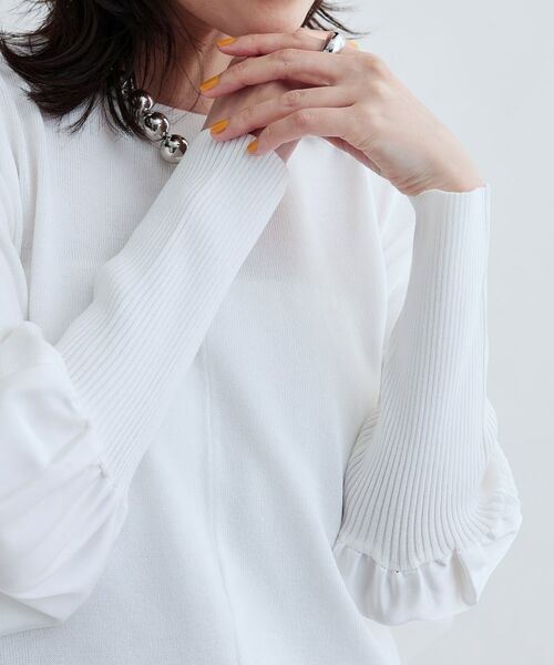 GALLEST / ギャレスト ニット・セーター | サテンバックドルマンニット | 詳細12