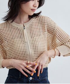 GALLEST / ギャレスト カーディガン・ボレロ | 透かし編みニットカーディガン