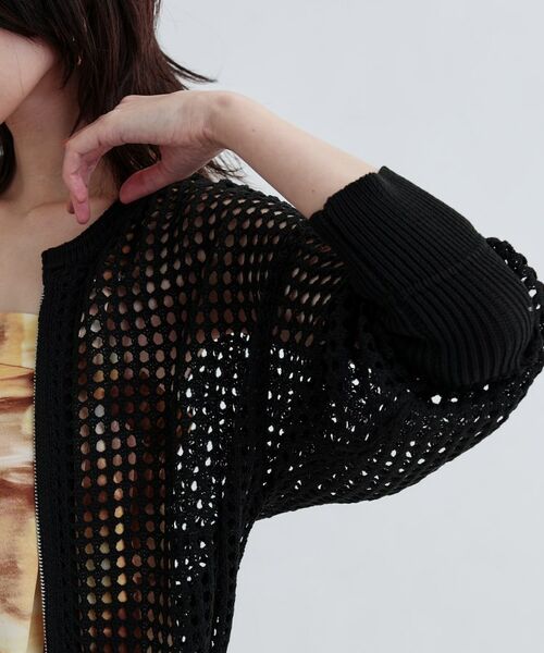GALLEST / ギャレスト カーディガン・ボレロ | 透かし編みニットカーディガン | 詳細14