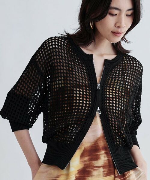 GALLEST / ギャレスト カーディガン・ボレロ | 透かし編みニットカーディガン | 詳細15