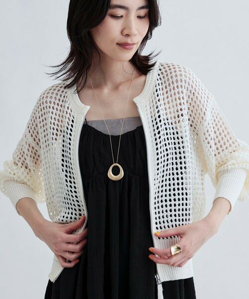 GALLEST / ギャレスト カーディガン・ボレロ | 透かし編みニットカーディガン | 詳細2