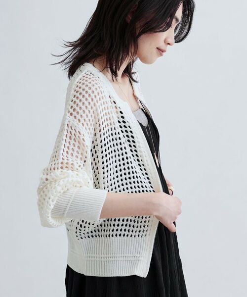 GALLEST / ギャレスト カーディガン・ボレロ | 透かし編みニットカーディガン | 詳細3