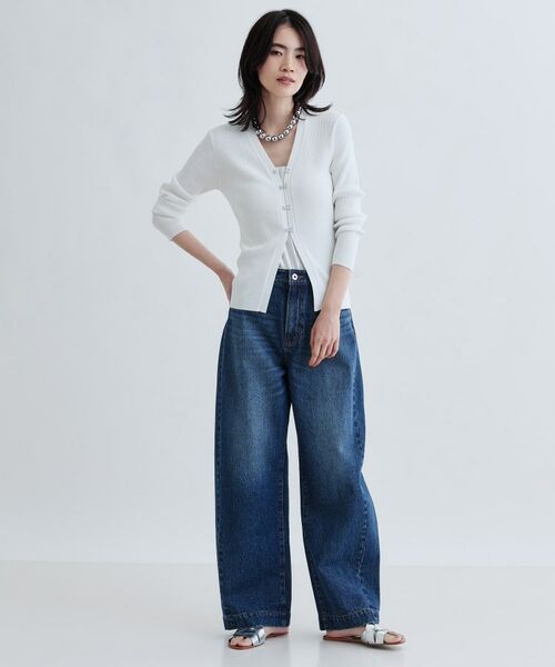 GALLEST / ギャレスト カーディガン・ボレロ | ナローリブカーディガン | 詳細1