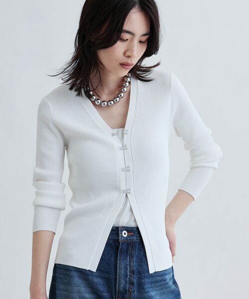 GALLEST / ギャレスト カーディガン・ボレロ | ナローリブカーディガン | 詳細2