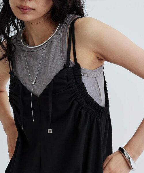 GALLEST / ギャレスト ロング・マキシ丈ワンピース | ギャザーストラップワンピース | 詳細11