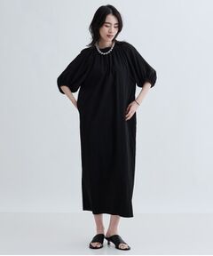 GALLEST / ギャレスト ロング・マキシ丈ワンピース | ソフトチュールスリーブ切替ワンピース