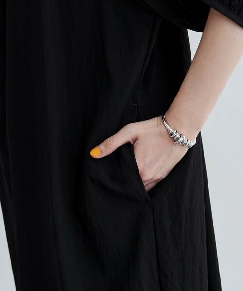 GALLEST / ギャレスト ロング・マキシ丈ワンピース | ソフトチュールスリーブ切替ワンピース | 詳細11