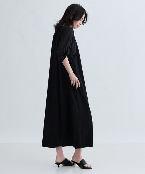 GALLEST / ギャレスト ロング・マキシ丈ワンピース | ソフトチュールスリーブ切替ワンピース | 詳細6