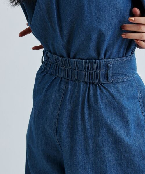 GALLEST / ギャレスト ショート・ハーフ・半端丈パンツ | 【セットアップ可能】ダンガリータックフレアパンツ | 詳細8