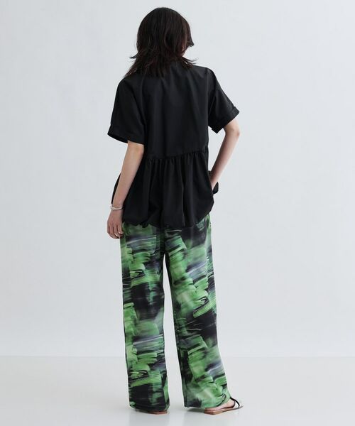 GALLEST / ギャレスト パンツ | プリントイージーワイドストレートパンツ | 詳細2
