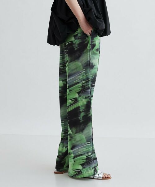 GALLEST / ギャレスト パンツ | プリントイージーワイドストレートパンツ | 詳細3