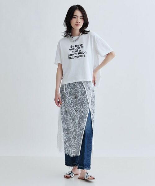 GALLEST / ギャレスト スカート | レースチュールオーバースカート | 詳細1