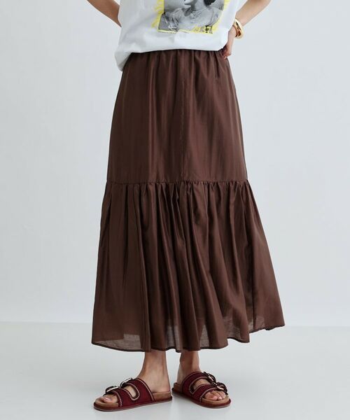 GALLEST / ギャレスト ロング・マキシ丈スカート | ティアードボイルスカート | 詳細10