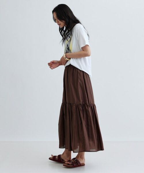 GALLEST / ギャレスト ロング・マキシ丈スカート | ティアードボイルスカート | 詳細7