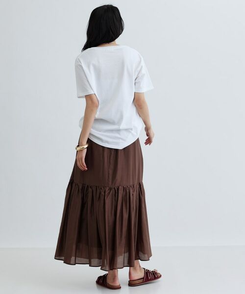 GALLEST / ギャレスト ロング・マキシ丈スカート | ティアードボイルスカート | 詳細8