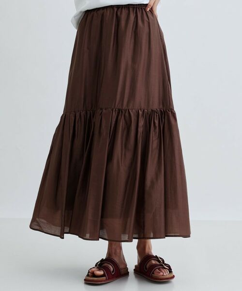 GALLEST / ギャレスト ロング・マキシ丈スカート | ティアードボイルスカート | 詳細9
