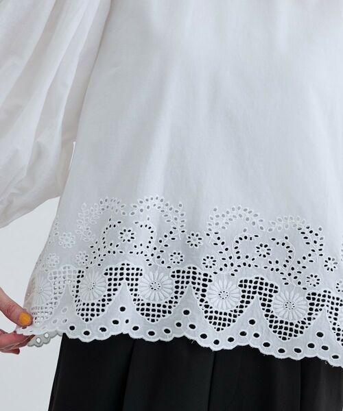 GALLEST / ギャレスト シャツ・ブラウス | コットンエンブロイダリーブラウス | 詳細10