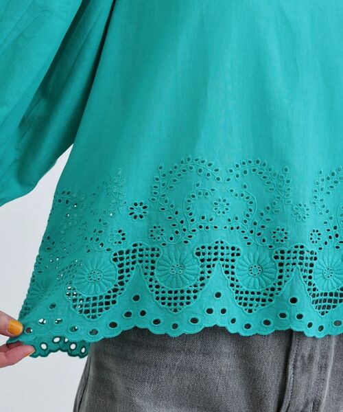 GALLEST / ギャレスト シャツ・ブラウス | コットンエンブロイダリーブラウス | 詳細4