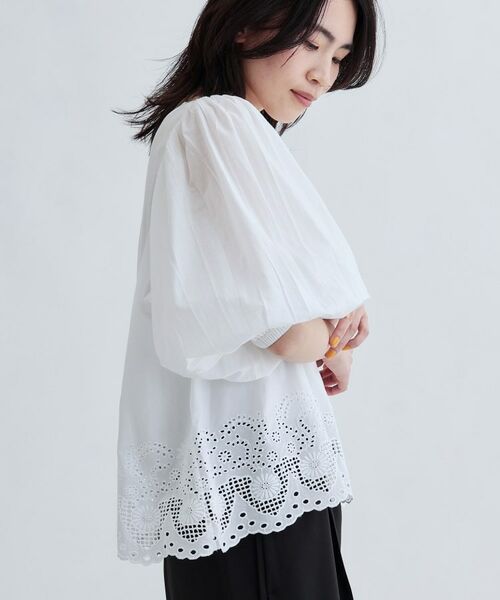 GALLEST / ギャレスト シャツ・ブラウス | コットンエンブロイダリーブラウス | 詳細7