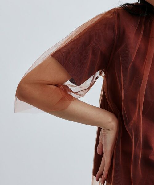 GALLEST / ギャレスト カットソー | レイヤードチュールトップス | 詳細10