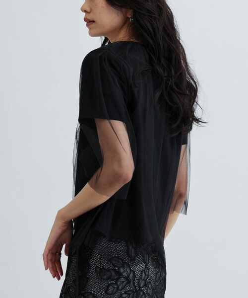 GALLEST / ギャレスト カットソー | レイヤードチュールトップス | 詳細2