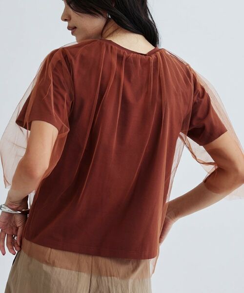 GALLEST / ギャレスト カットソー | レイヤードチュールトップス | 詳細9