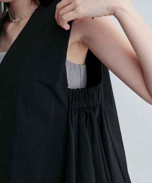 GALLEST / ギャレスト シャツ・ブラウス | 【セットアップ可能】ペーパーライクジレブラウス | 詳細12