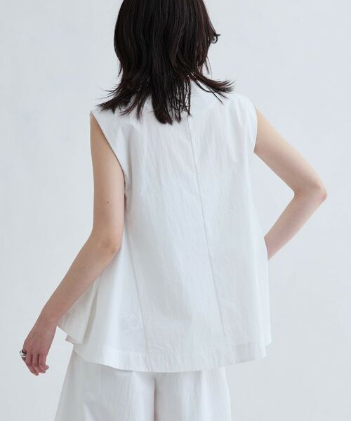 GALLEST / ギャレスト シャツ・ブラウス | 【セットアップ可能】ペーパーライクジレブラウス | 詳細17