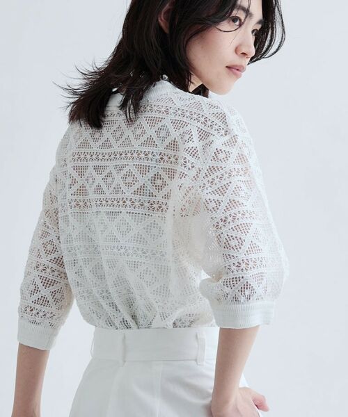 GALLEST / ギャレスト カットソー | レースプルオーバー | 詳細10