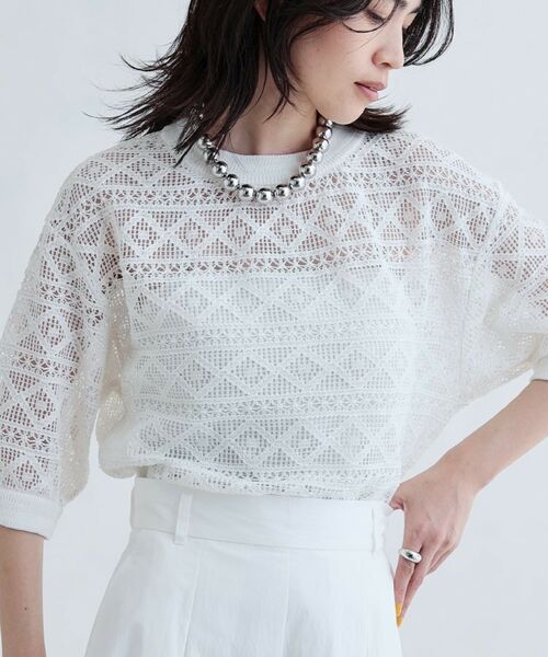 GALLEST / ギャレスト カットソー | レースプルオーバー | 詳細9