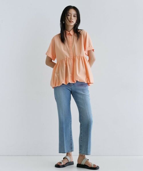 GALLEST / ギャレスト シャツ・ブラウス | バルーンペプラムハーフ袖ブラウス | 詳細13