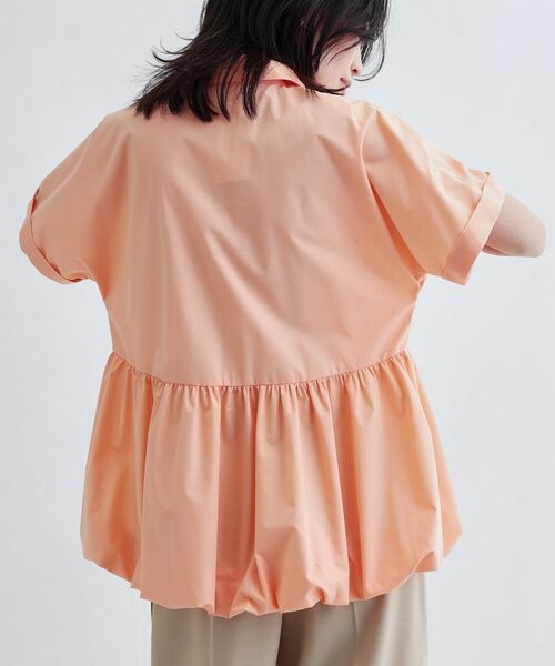 GALLEST / ギャレスト シャツ・ブラウス | バルーンペプラムハーフ袖ブラウス | 詳細15