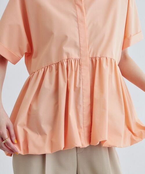 GALLEST / ギャレスト シャツ・ブラウス | バルーンペプラムハーフ袖ブラウス | 詳細16
