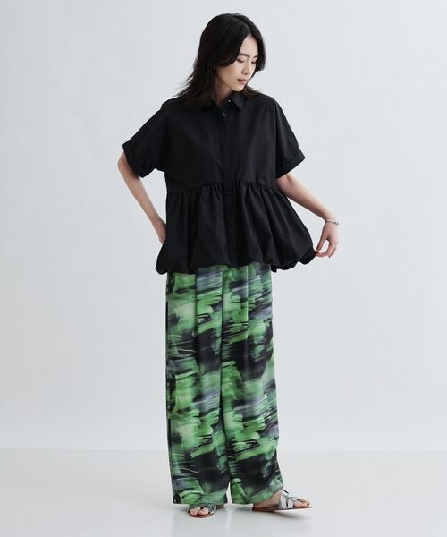 GALLEST / ギャレスト シャツ・ブラウス | バルーンペプラムハーフ袖ブラウス | 詳細17