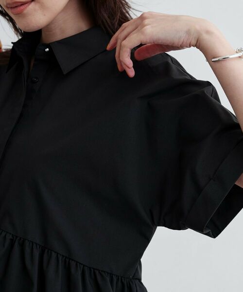 GALLEST / ギャレスト シャツ・ブラウス | バルーンペプラムハーフ袖ブラウス | 詳細22