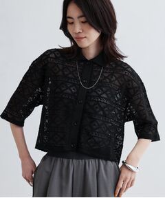 GALLEST / ギャレスト シャツ・ブラウス | ハーフスリーブレースポロ