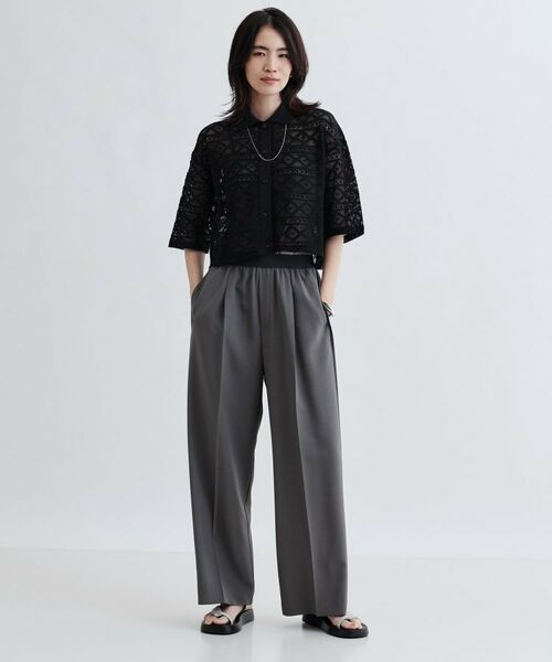 GALLEST / ギャレスト シャツ・ブラウス | ハーフスリーブレースポロ | 詳細2