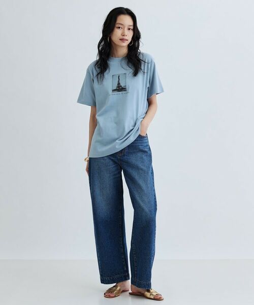 GALLEST / ギャレスト Tシャツ | 【ANGE IN DISGUISE】TOUR EIFFEL プリントTシャツ | 詳細1