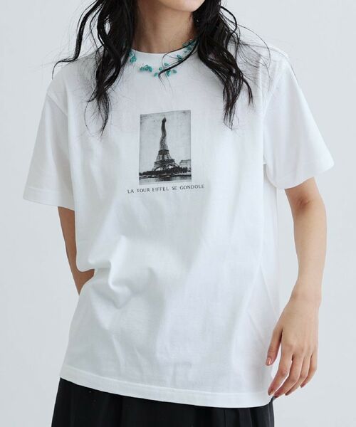 GALLEST / ギャレスト Tシャツ | 【ANGE IN DISGUISE】TOUR EIFFEL プリントTシャツ | 詳細6